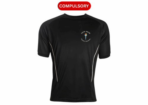 South Wolds – Black Unisex PE Training Top Product Image